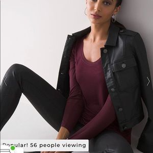 White and Black House Market burgundy long sleeve shirt Sz M